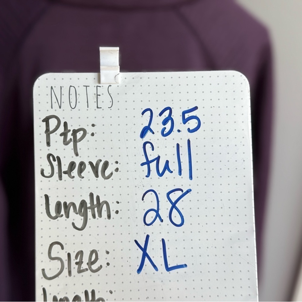 Women’s Columbia 1/2 zip Plum Pull Over, Size XL - Picture 12 of 12